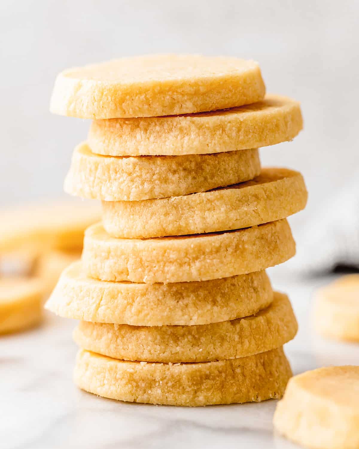 a stack of 8 Shortbread Cookies