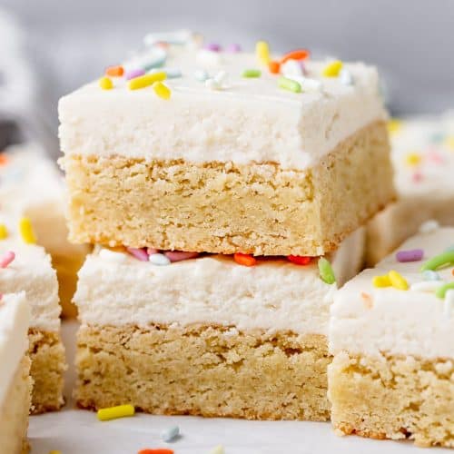 Sugar Cookie Bars - JoyFoodSunshine