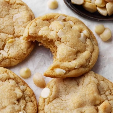 White Chocolate Macadamia Nut Cookies - JoyFoodSunshine