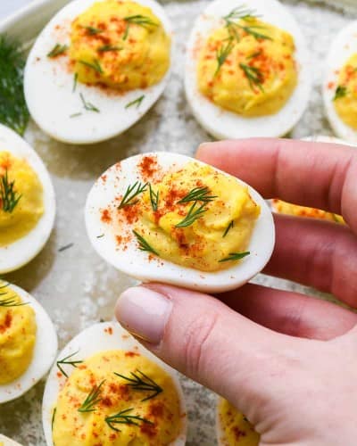 Best Deviled Eggs Recipe - JoyFoodSunshine