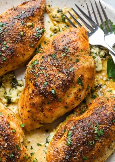 Spinach Stuffed Chicken Breasts - JoyFoodSunshine