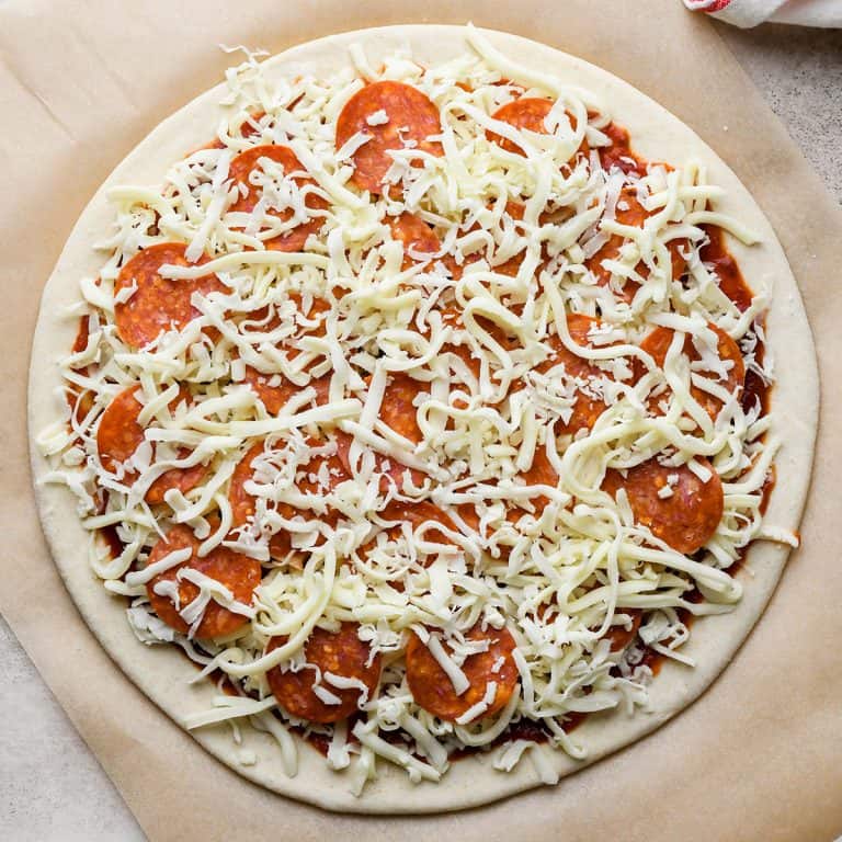 Pepperoni Pizza Recipe - JoyFoodSunshine