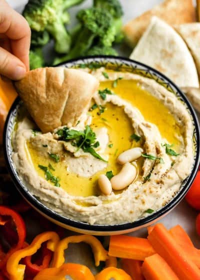 White Bean Hummus - JoyFoodSunshine