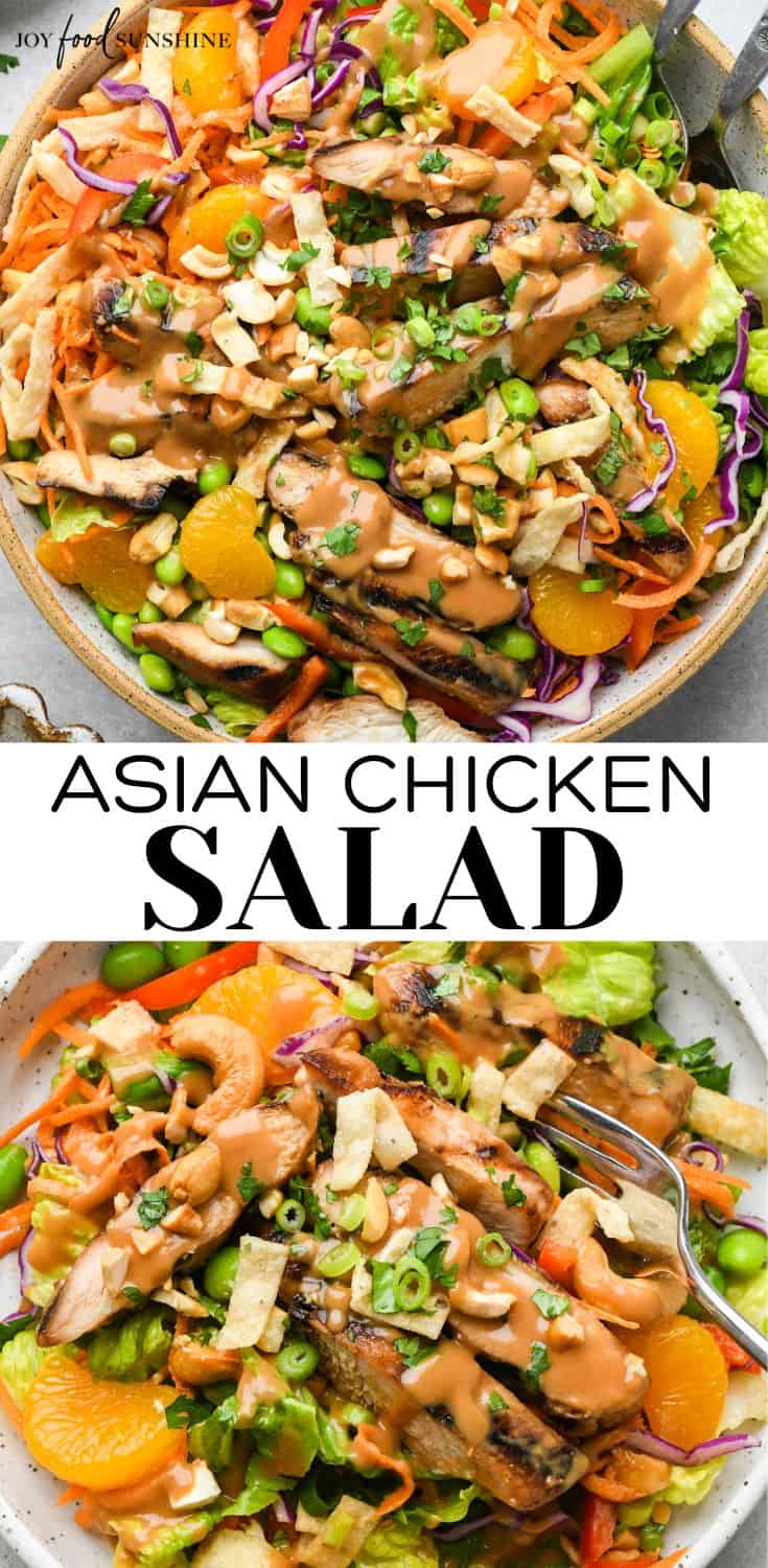 Asian Chicken Salad - JoyFoodSunshine