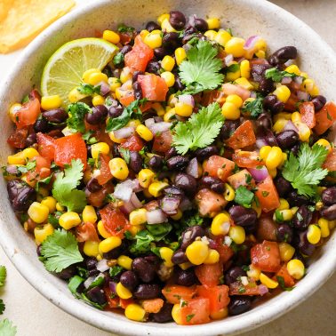 Black Bean & Corn Salsa - JoyFoodSunshine