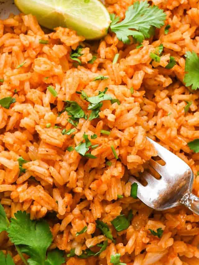 EASY MEXICAN RICE STORY