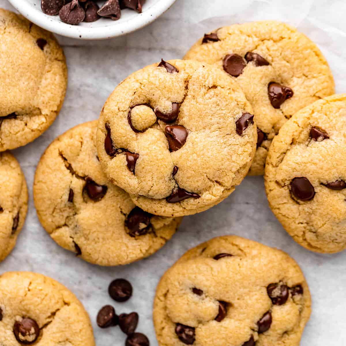 8 Small Batch Chocolate Chip Cookies
