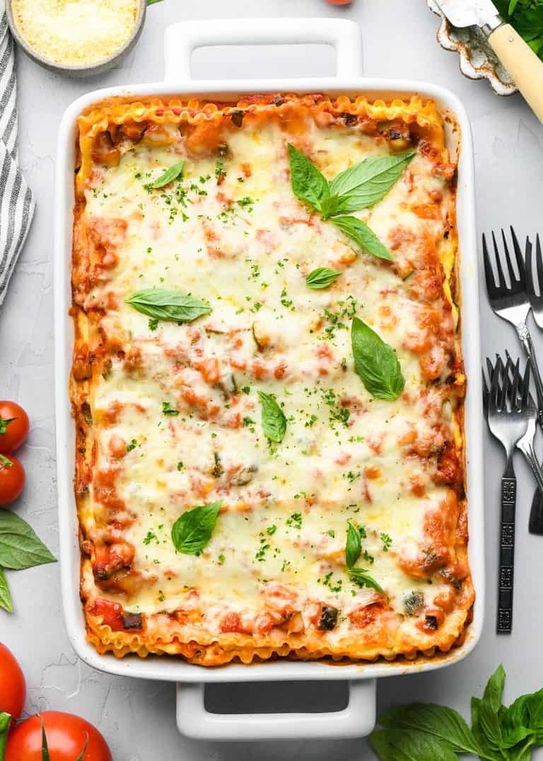 Vegetable Lasagna - JoyFoodSunshine