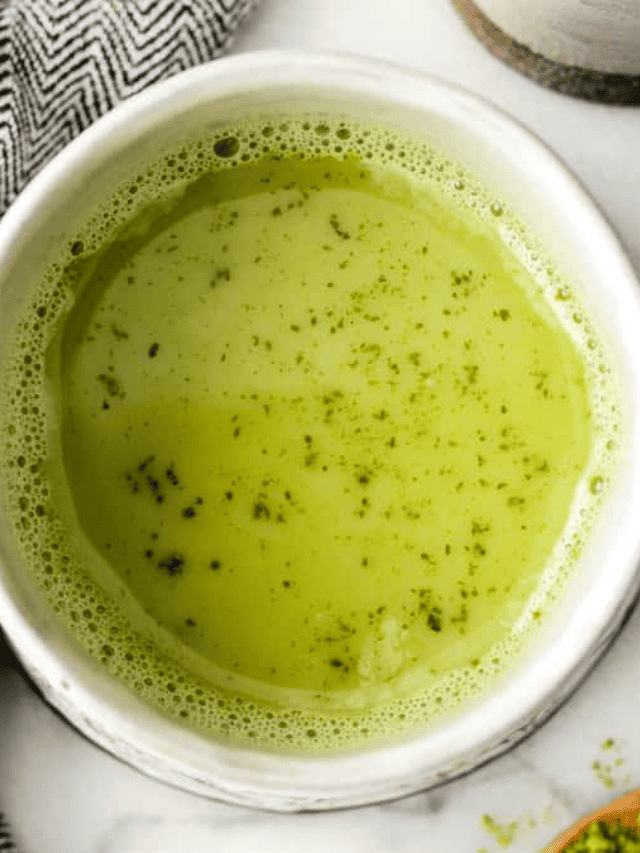 Healthy Matcha Latte - JoyFoodSunshine