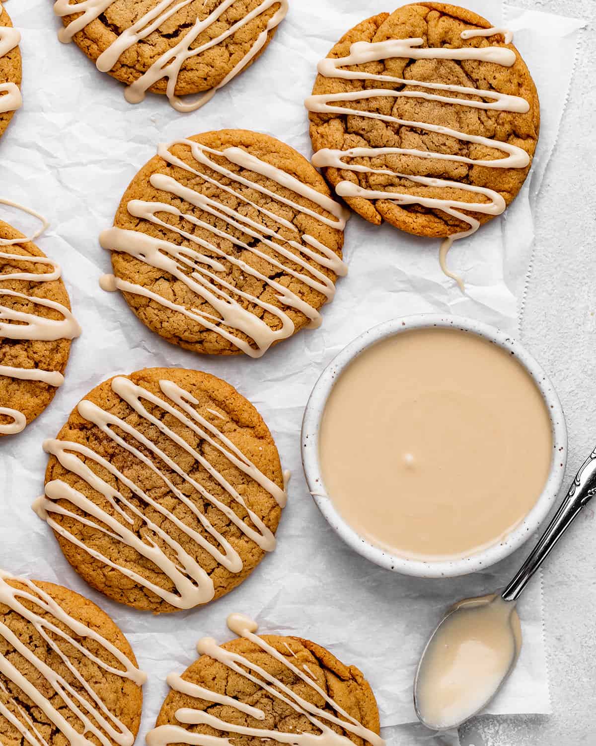 7 Maple Cookies with maple glaze