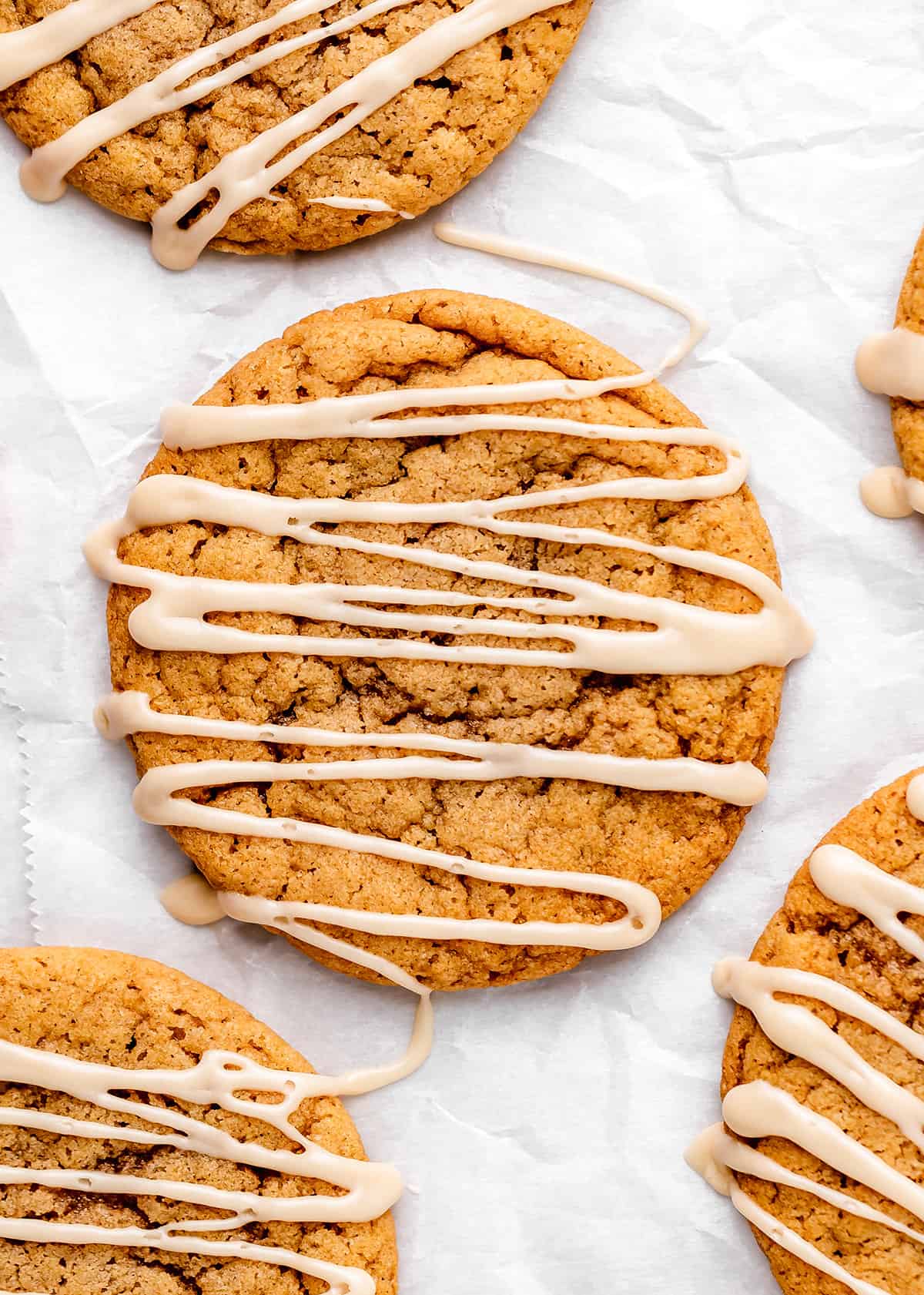 4 Maple Cookies  with maple glaze