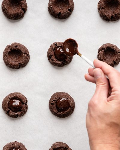 Chocolate Thumbprint Cookies - JoyFoodSunshine