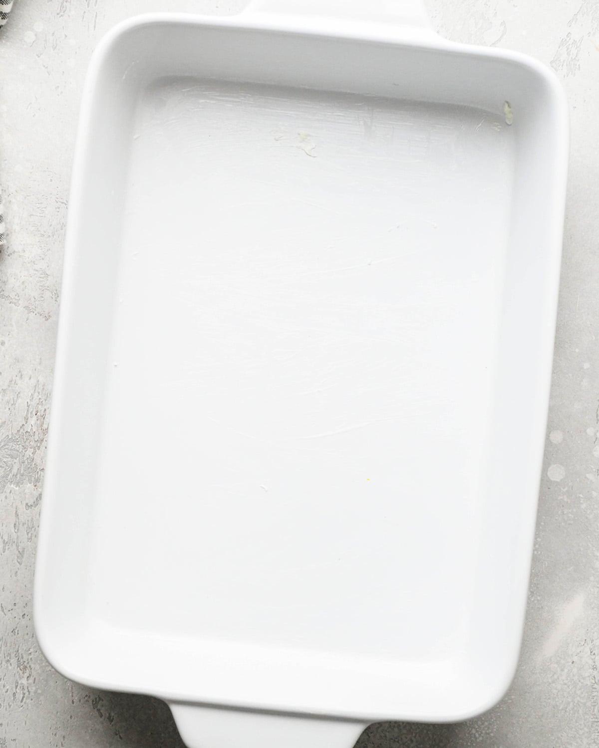 a buttered baking dish