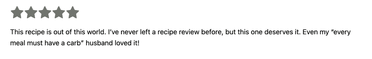 Top 10 Recipes - JoyFoodSunshine 5 star recipe review