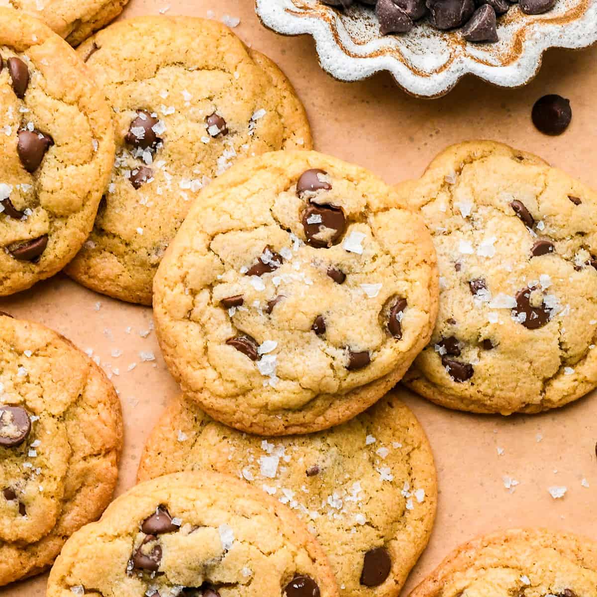 Best Christmas Cookies - brown butter chocolate chip cookies