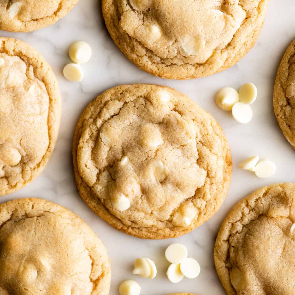 Best Christmas Cookies - white chocolate chip cookies