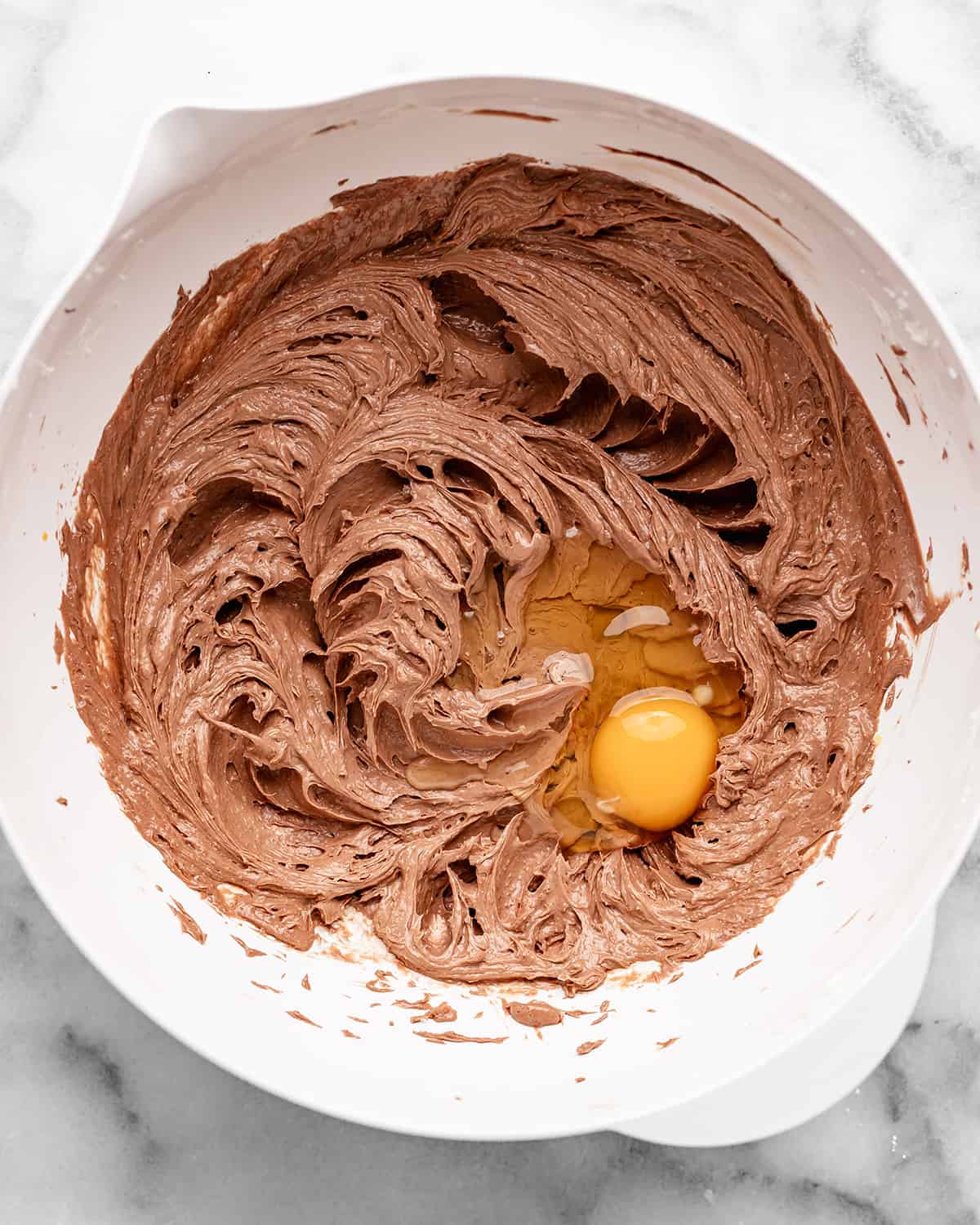 how to make french silk pie filling - beating in eggs