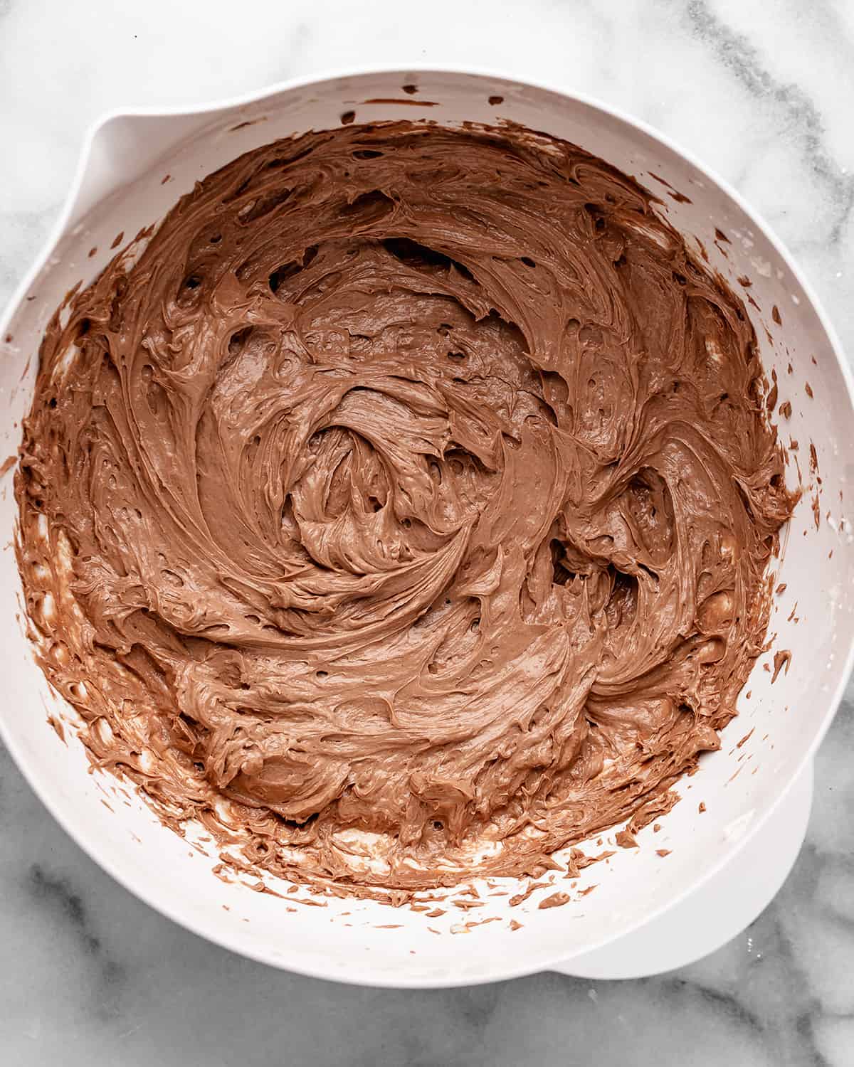 how to make french silk pie filling - beating in eggs