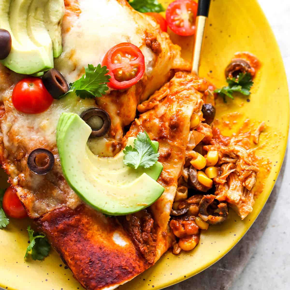 Best Chicken Breast Recipes - chicken enchiladas