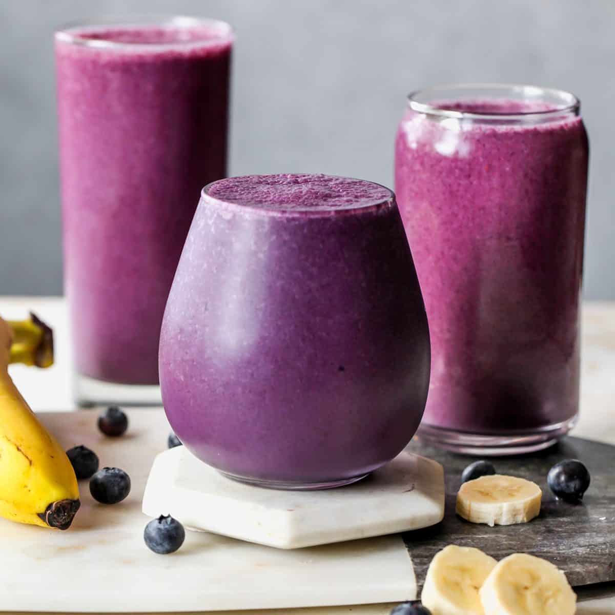 Healthy Smoothie Recipes blueberry smoothie