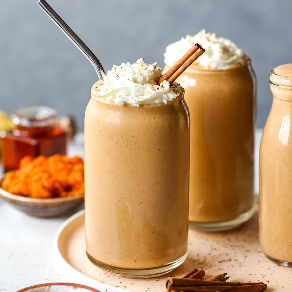 Healthy Smoothie Recipes pumpkin smoothie