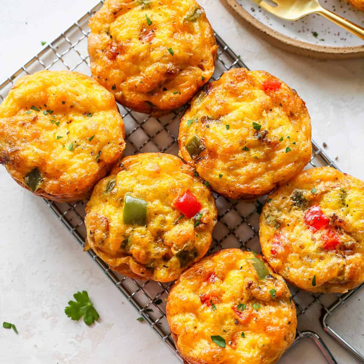 Savory Healthy Breakfast Ideas egg muffins