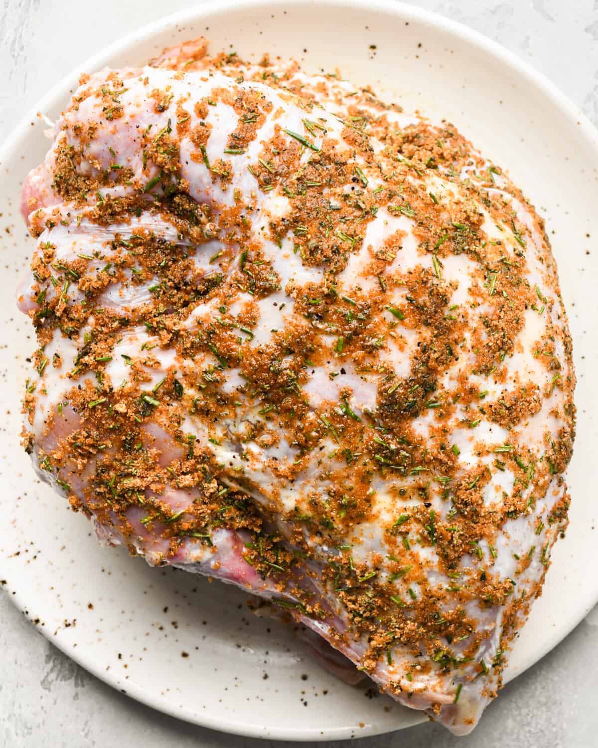 rub spread over a Slow Cooker Turkey Breast