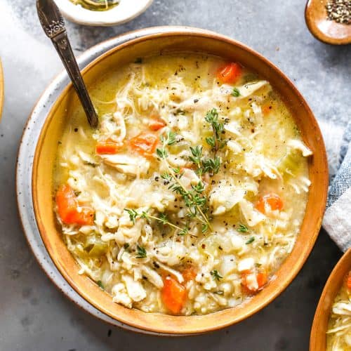 Chicken and Rice Soup - JoyFoodSunshine