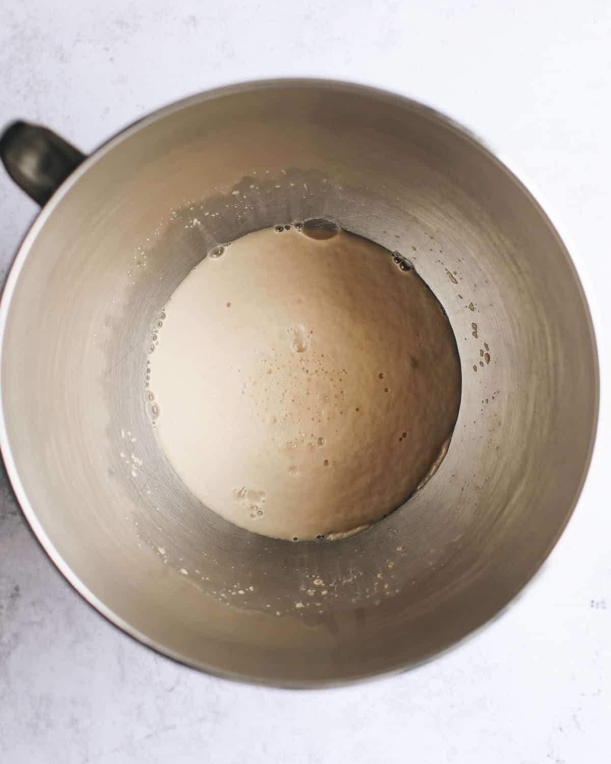 How to Make French Bread - proofing yeast 