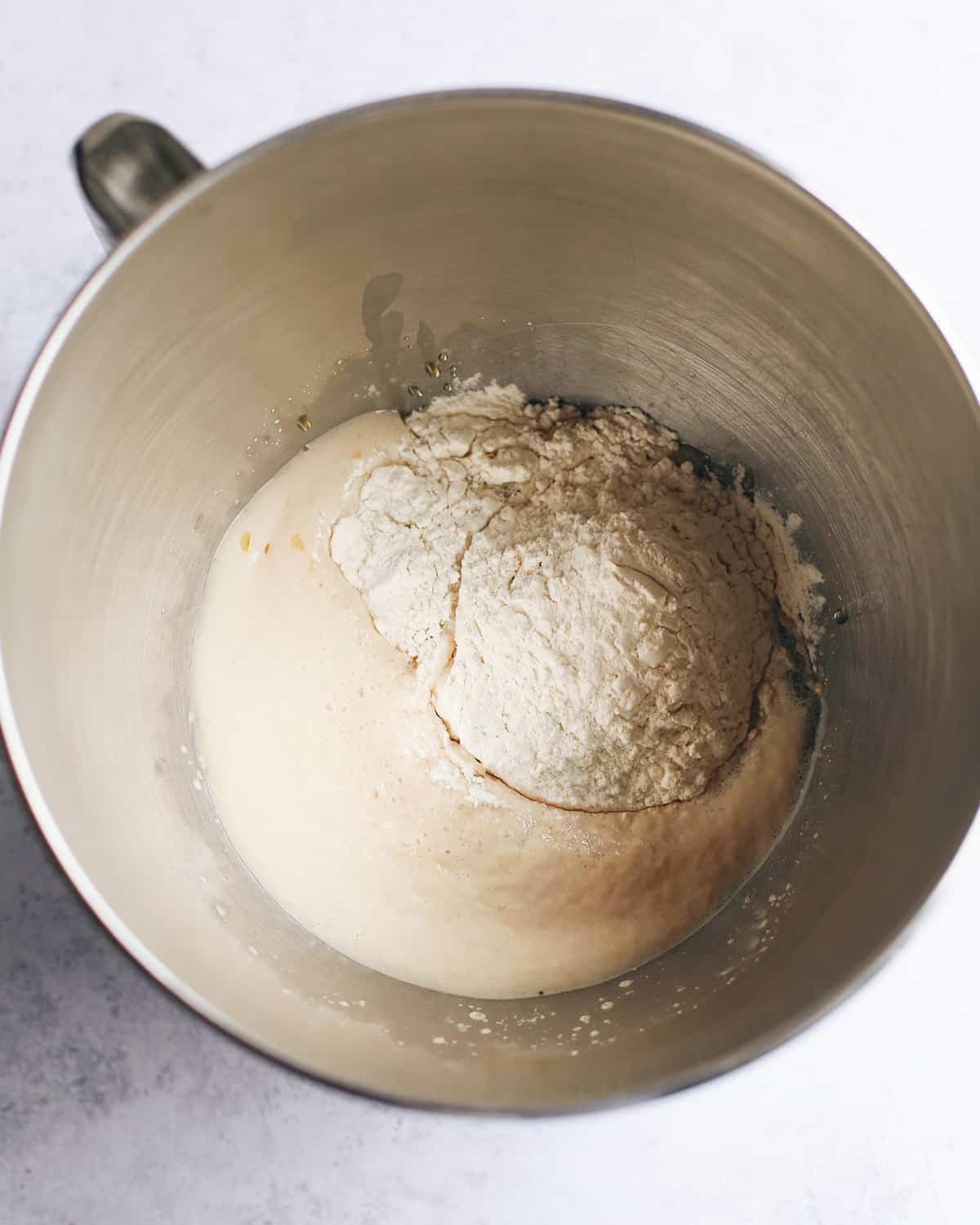 How to Make French Bread - making dough
