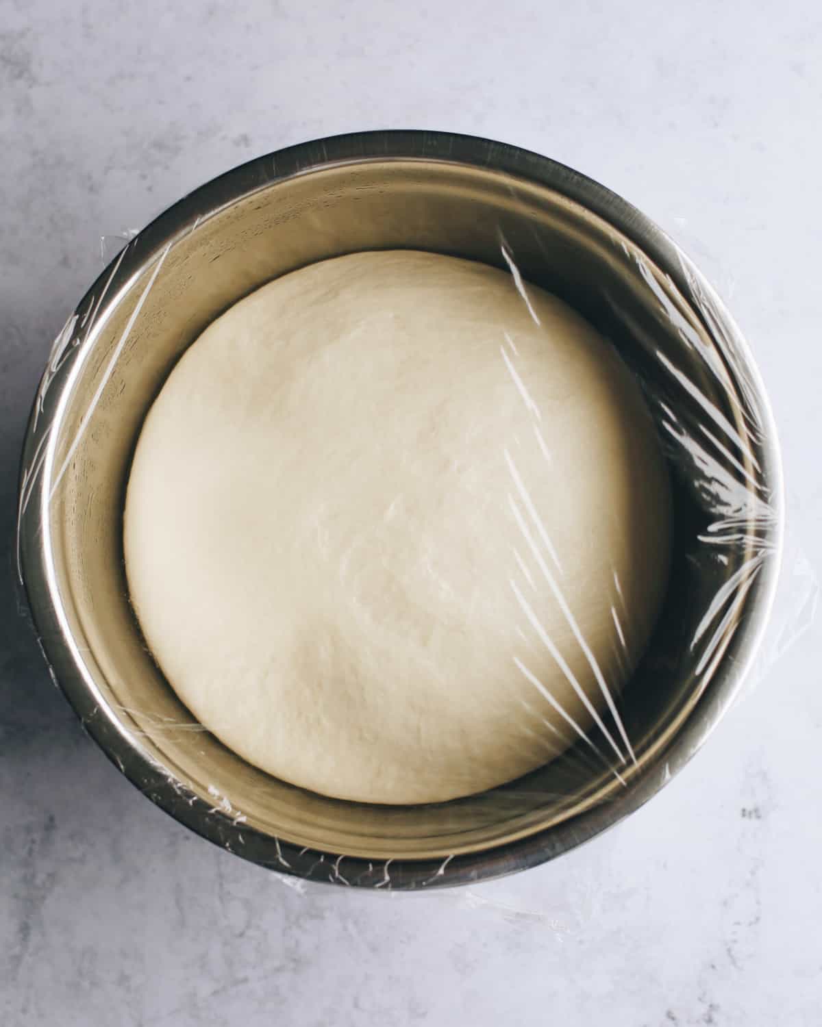 How to Make French Bread - dough after rising