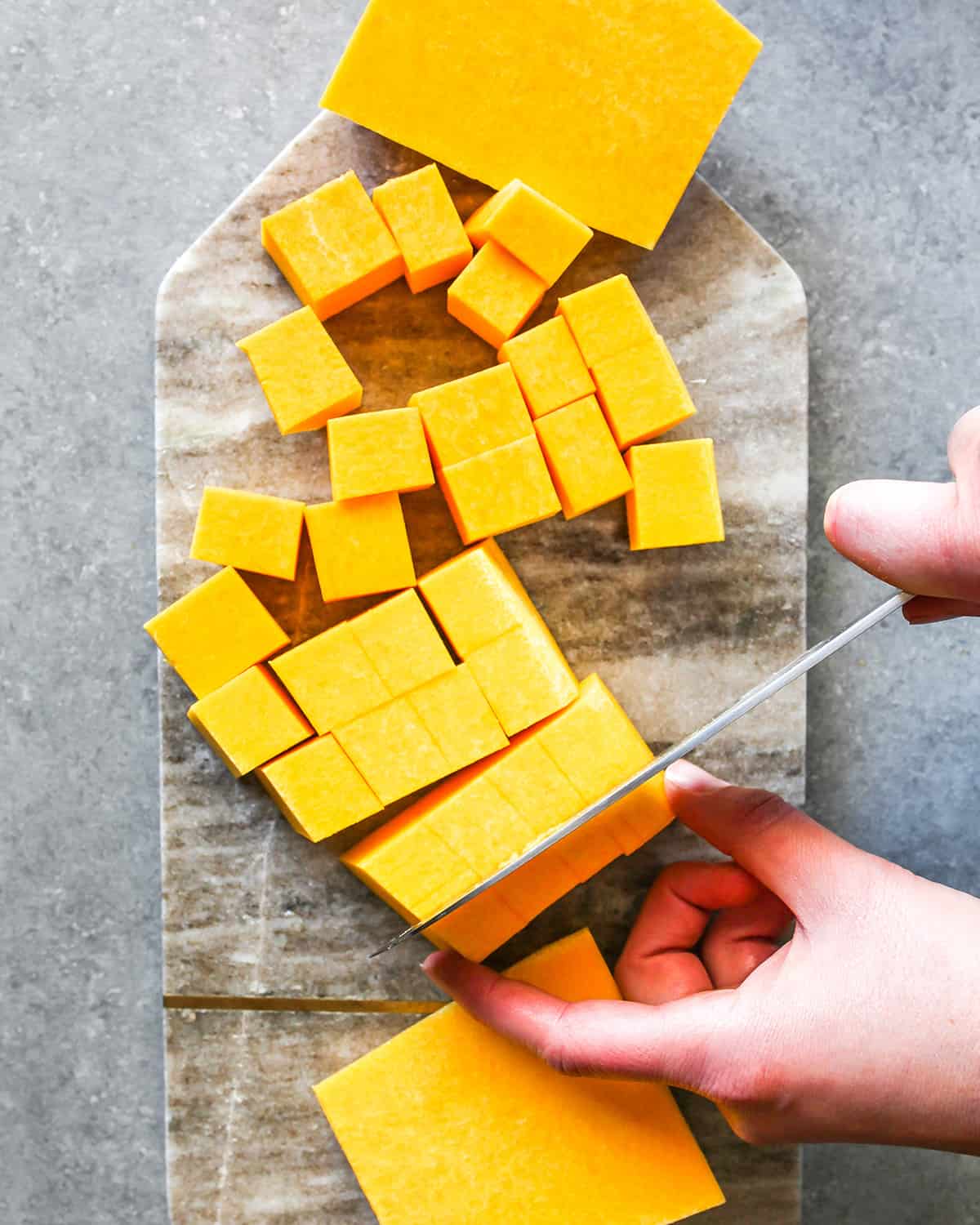 How to dice a Butternut Squash