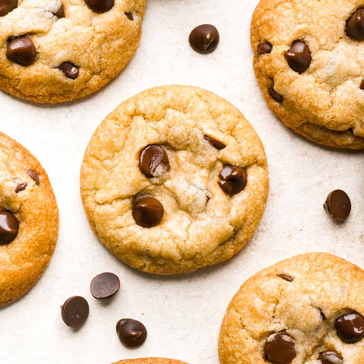 5 Vegan Chocolate Chip Cookies