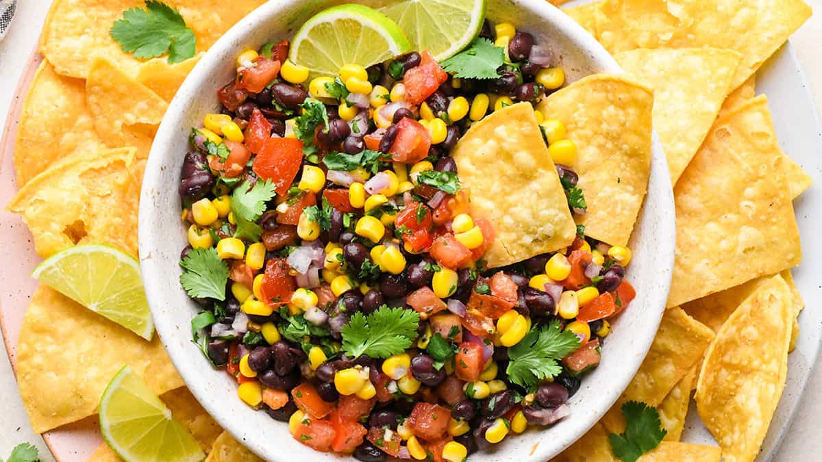 Black Bean & Corn Salsa - Joyfoodsunshine