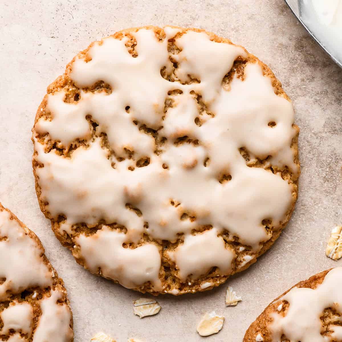 3 Iced Oatmeal Cookies