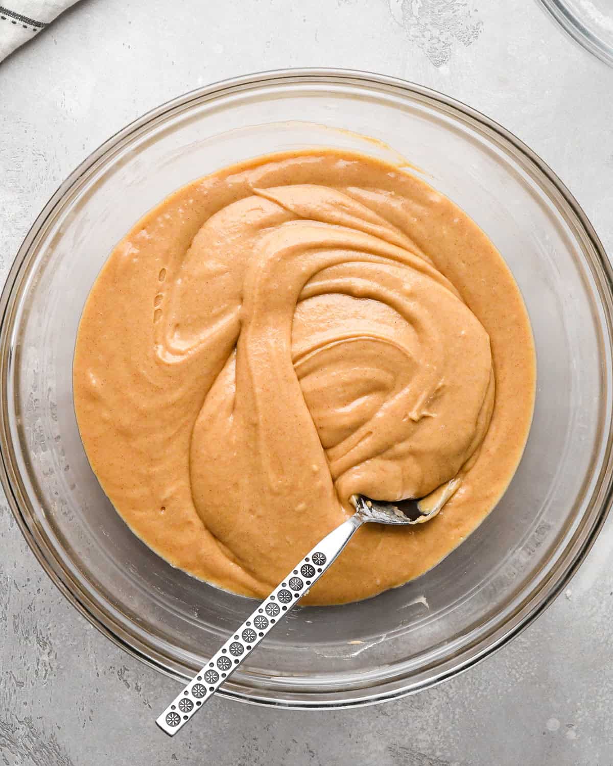 how to make Chocolate Chip Zucchini Bread - after mixing dry and wet ingredients together