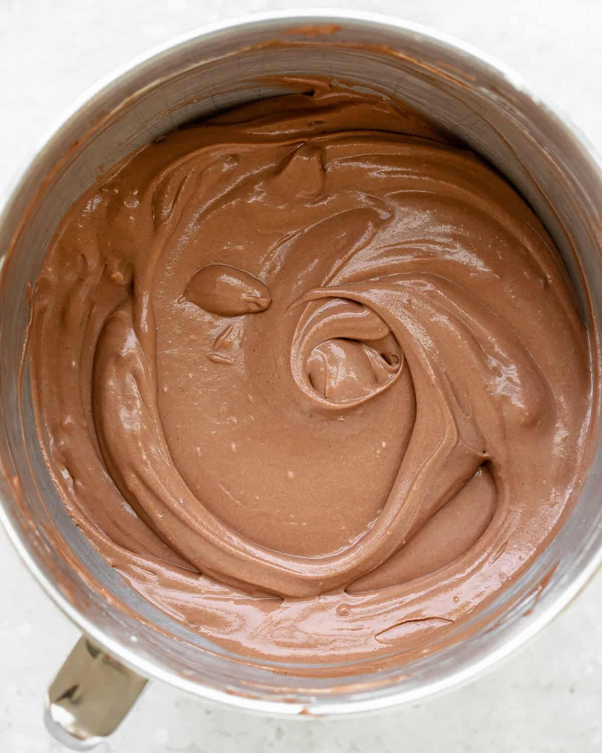 How to Make Dirt Cups - final pudding mixture in a bowl