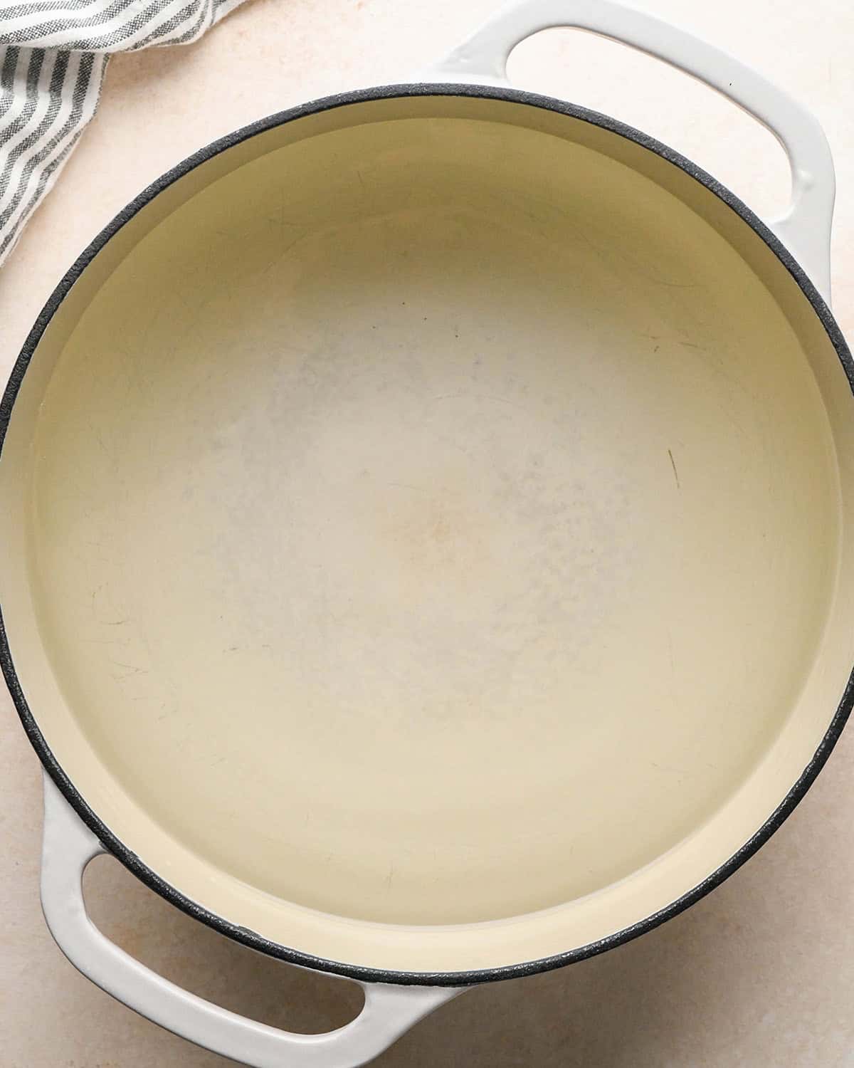 a pot of water