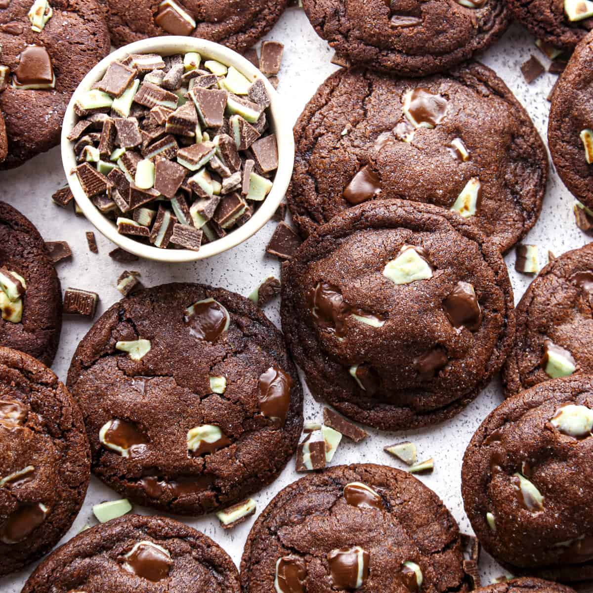 Chocolate Mint Cookies