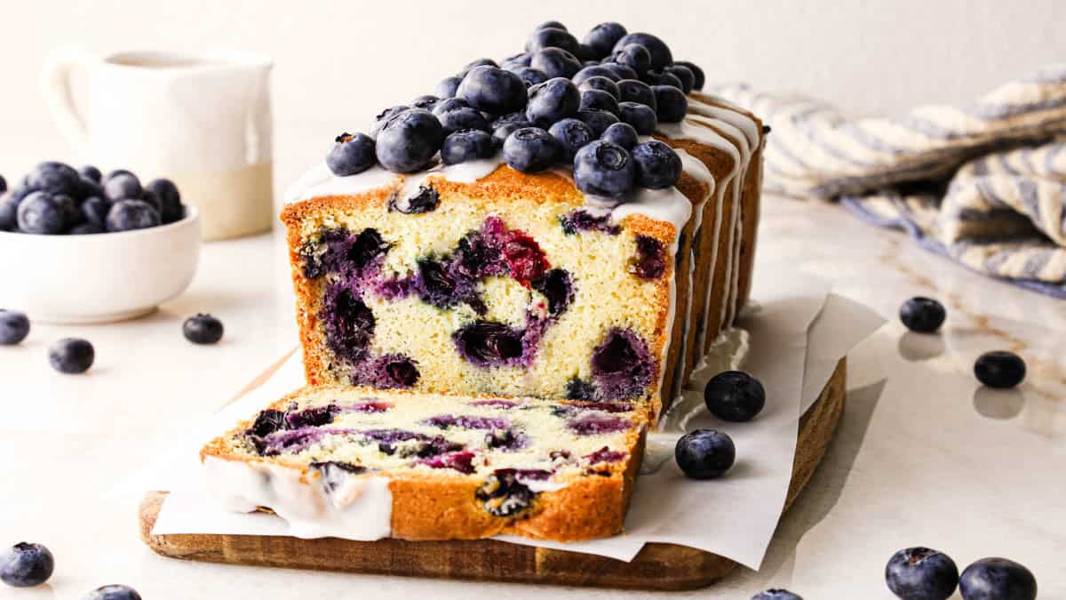 Blueberry Bread - JoyFoodSunshine